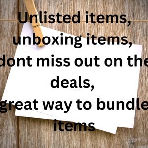 Unlisted items